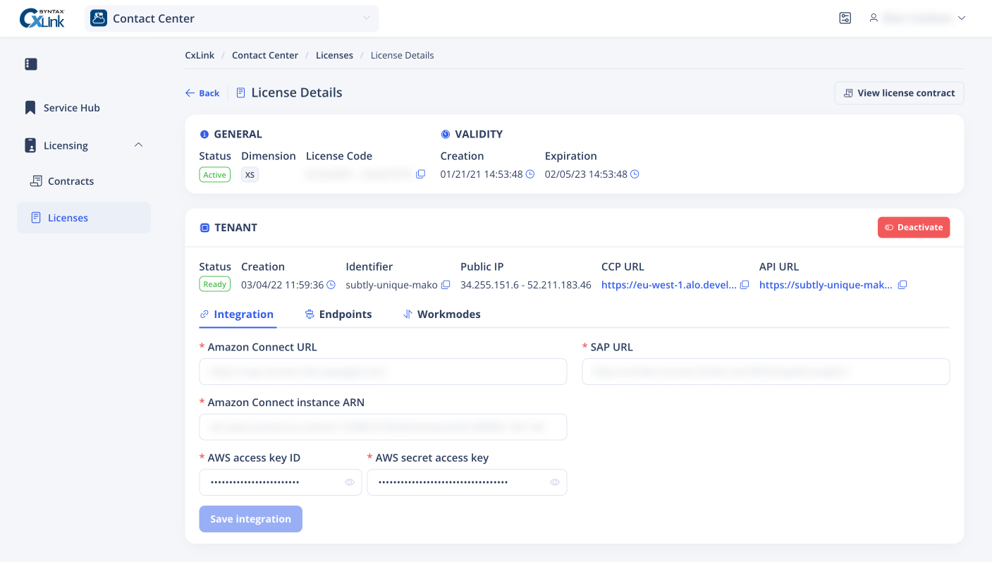 Contact Center Custom CCP