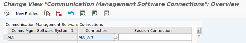 Communication Management Software Connection