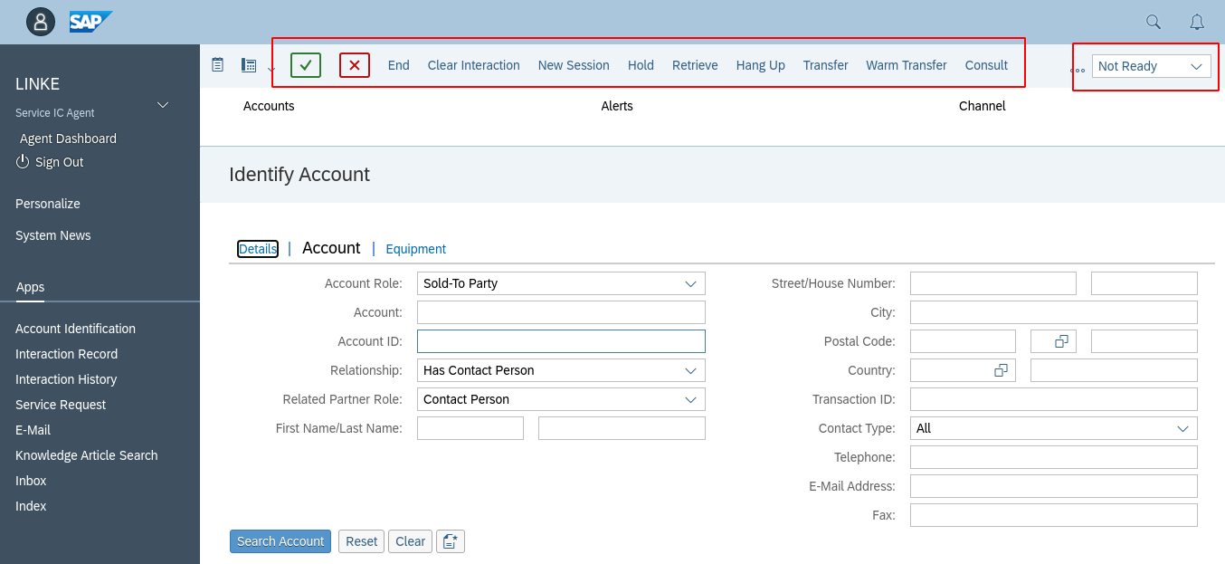 SAP CRM UI